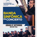 Invitación al concierto de la Banda Sinfónica de la Iglesia Adventista del Séptimo Día