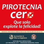 Campaña de concientización sobre el uso de pirotecnia